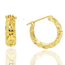 Openwork Hoop Earrings