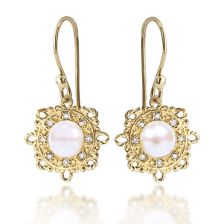 Antique Pearl Drop Earrings