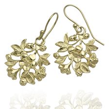 Victorian Flower Drop Earrings