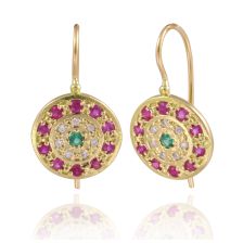 Carmen Art Nouveau Gemstone Earrings