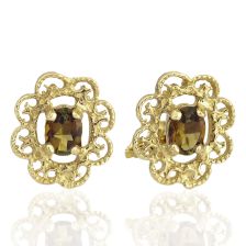 Openwork Victorian Style Earrings