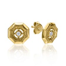 Unique Vintage Style Signet Earrings