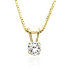 Solitaire Diamond Necklace