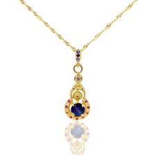 Antique Style Diamond Drop Earrings 14k Gold 