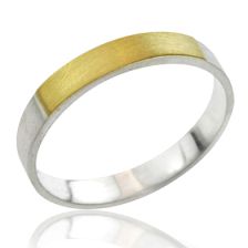 Men's Two Tone Gold Wedding Ring