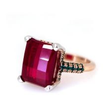 Rutilated Quartz Cocktail Ring