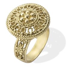 Handcrafted Yemenite Gold Ring