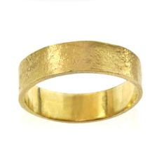 Masculine Wide Matte Wedding Band 