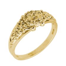 Vintage Floral Wedding Band