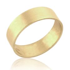 Brushed Gold Men's Ring