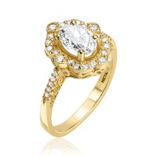 Vintage Style Decadent Empress Cocktail Ring
