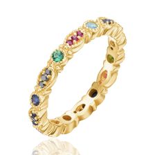 Black Diamond Edwardian Eternity Ring