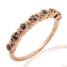Black Diamond Edwardian Eternity Ring