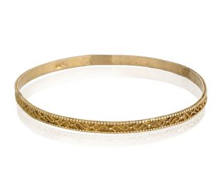 14k Gold Embellished Morrocan Style Bracelet bracelets 