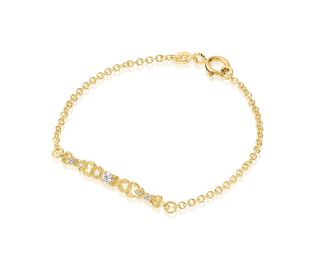 Delicate Rough Diamond Bracelet