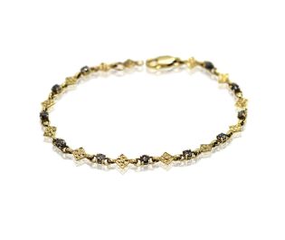 Antique Diamond Chain Ornamental Bracelet