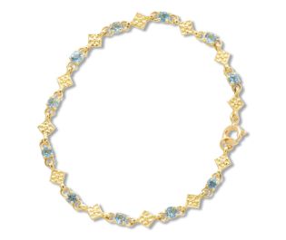 Antique Diamond Chain Ornamental Bracelet