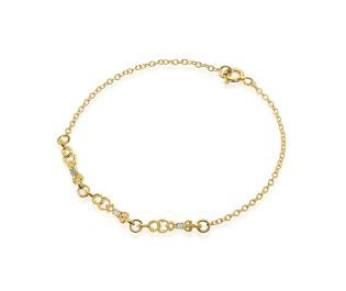 Delicate Rough Diamond Bracelet