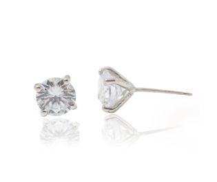 Elegant Diamond Stud Earrings 