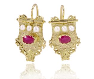 Baroque Inspired Earrings