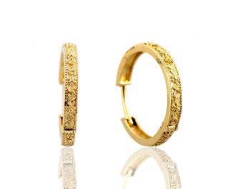 Openwork Hoop Earrings