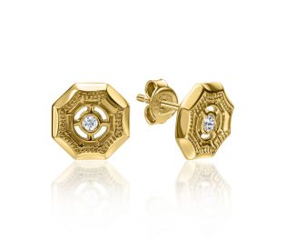 Unique Vintage Style Signet Earrings