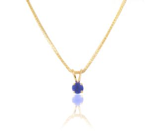 Solitaire Sapphire Pendant