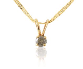 Solitaire Diamond Necklace
