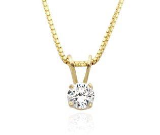 Solitaire Diamond Necklace