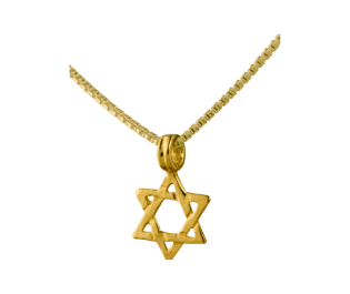 תליון מגן דוד מרוקע