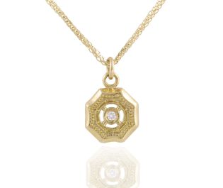 Unique Vintage Style Signet Pendant