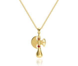 Petite Gold Dagger Pendant