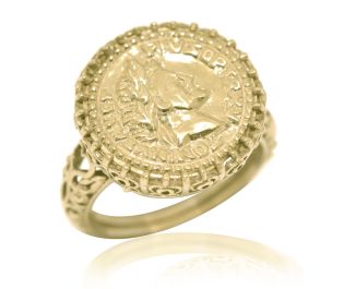 טבעת מטבע רומי  