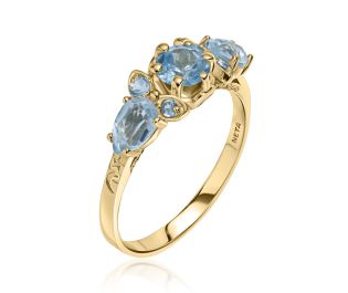 Art Nouveau Autumn Ring