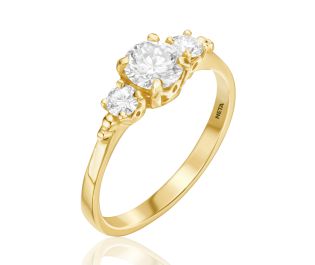 Diamonds Trio Ring 