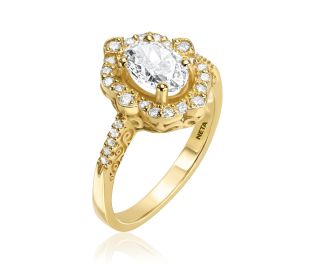 Vintage Style Decadent Empress Cocktail Ring