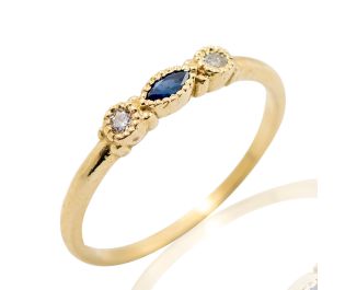 Marquise Sapphire Ring