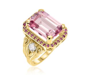 Black Diamond Cocktail Ring